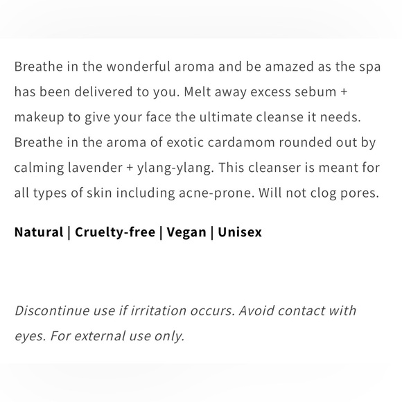 DIRTY LAMB APRICOT CLEANSING OIL - BRAND NEW SEALED! - Picture 4 of 6